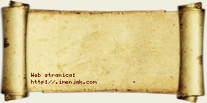 Valentina Trakilović vizit kartica